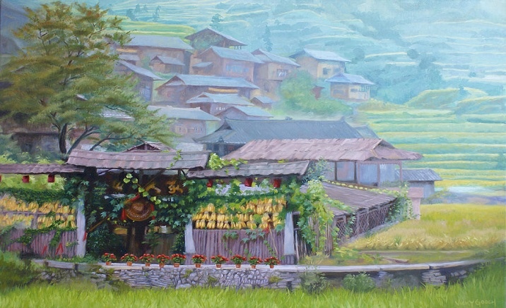 Shanghai Museum of Glass opens the Pingpo Miao Paintings Exhibition