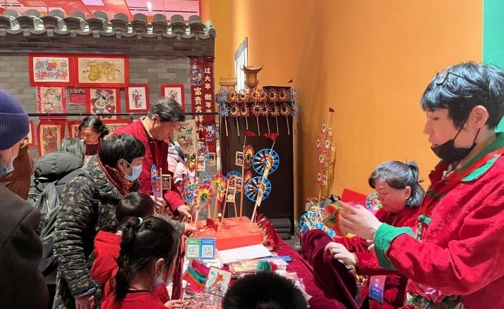 Exhibition of the Spring Festival is on display in Beijing
