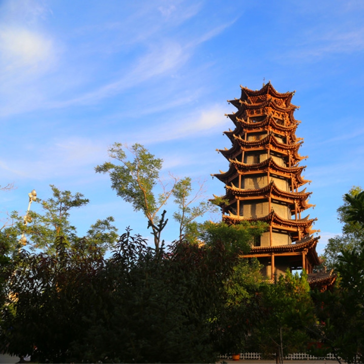 Wooden Pagoda Temple